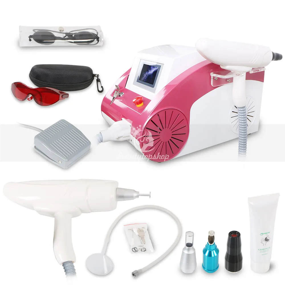 Hot 3 in 1 1064nm Spots Verwijdering 532nm Tattoo Removal 1320nm Skin Whitening Q-Switch ND YAG Laser Machine
