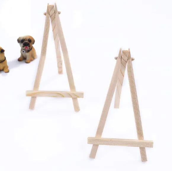 Mini Display Miniature Easel Wedding Table Number Place Name Card Stand 16*9cm 24pcs Wedding Party Favor Decoration