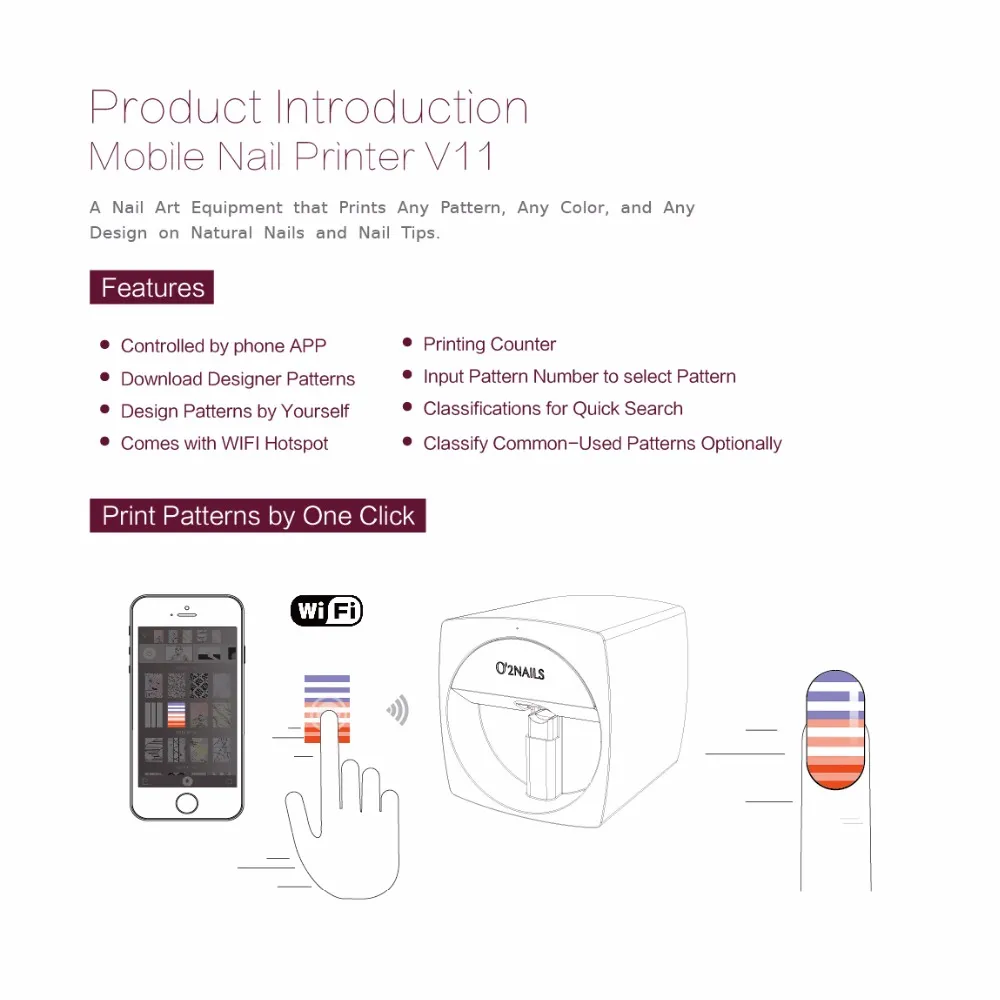 O2NAILS Automatic Nail Painting Machine V11 Multifunction Mobile Wifi Easy  All Intelligent 3D Nail Printers Video To Teach For Nail Salon From  Cdz1963164040, $893.41