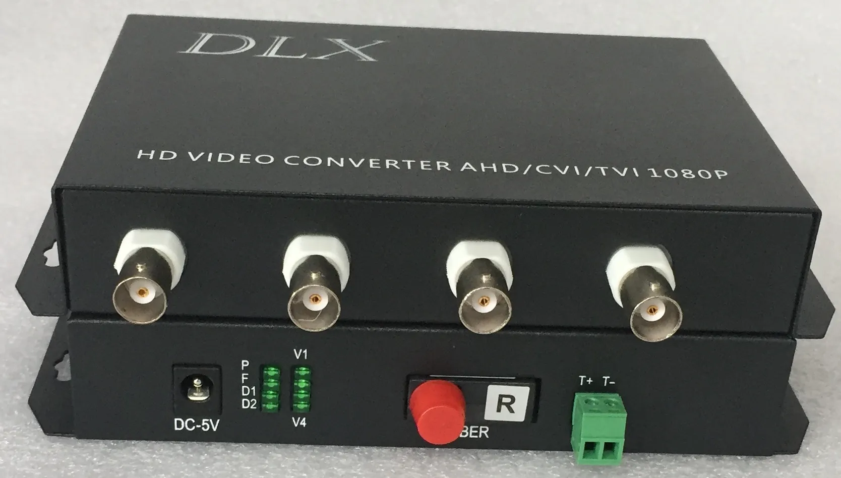AHD/CVI/TVI / Analog 4 в одном видео 1080P HD с одним обратным волоконно-оптическим передатчиком и приемником HD video Fiber converter