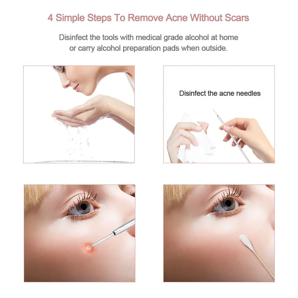 remover remover remover acne pimple comedone экстрактор из экстрактора белой головы комплект для мужчин женщин по уходу за лицом