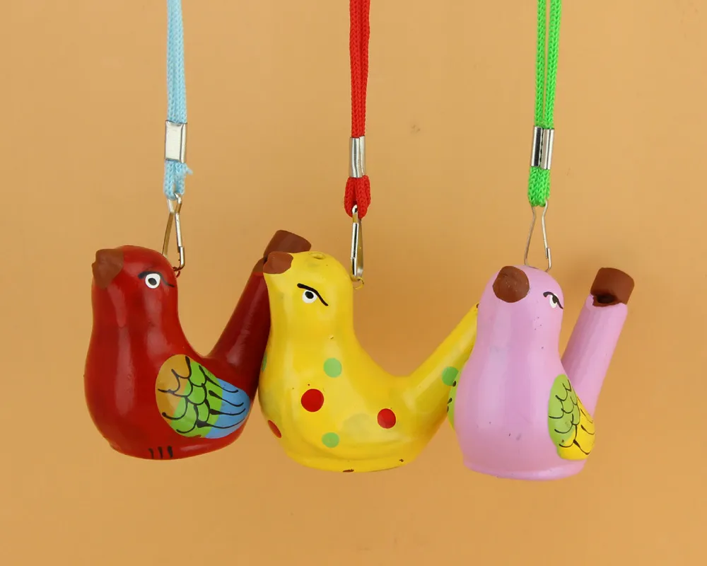 Darmowa wysyłka 120 sztuk. Neceramic Water Bird Whistle Home Decoration Dzieci Prezenty dla urodzin dziecka z dobrej jakości