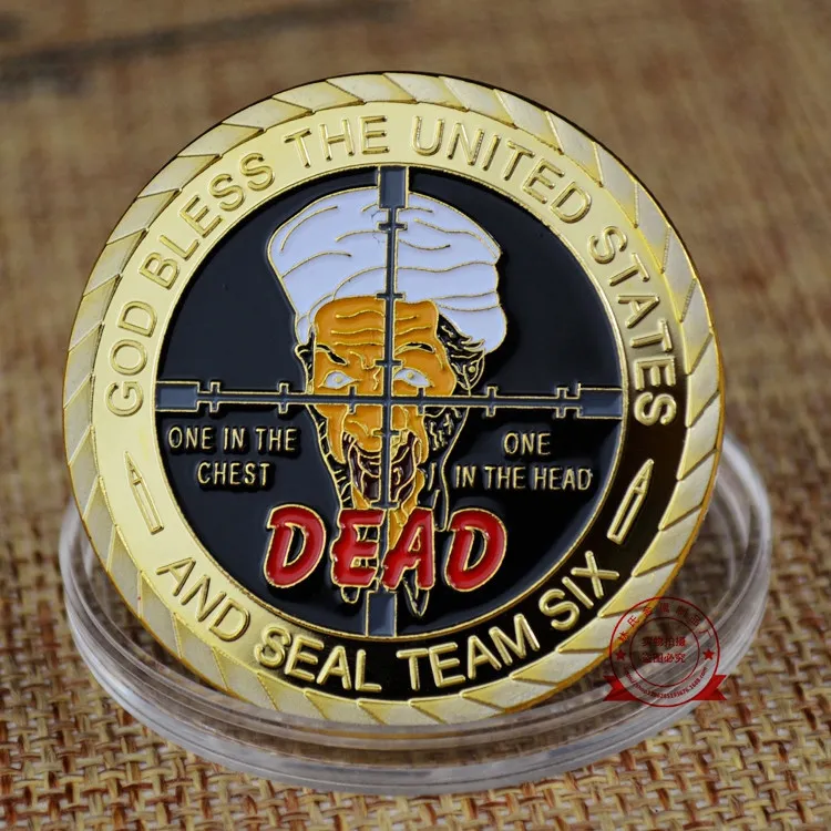 Free Shipping,NAVY SEALS SEAL TEAM 6 SIX 911 CHALLENGE COIN NON CPO MESS NYPD