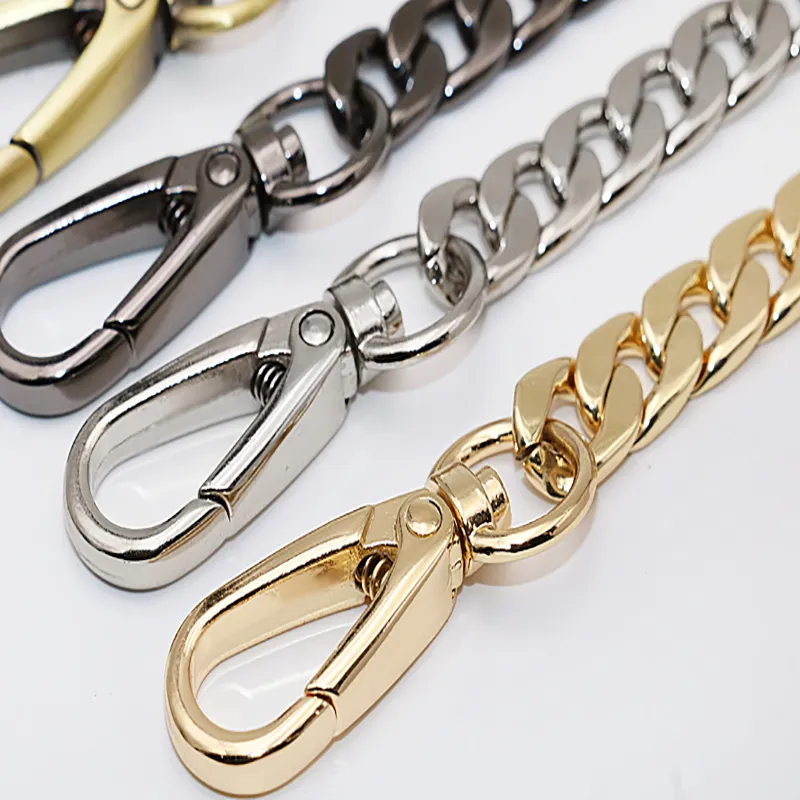 120 cm metalen ketting voor schouderbandzakken Handtasketens Diy Belt Hardware voor handtassen Riemen Handgrepen Bagzak Onderdelen Accessoires