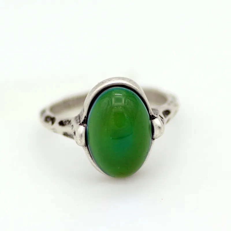 Low Moq New Color Change Mood Silver Plated Alloy Ring RS050-001 