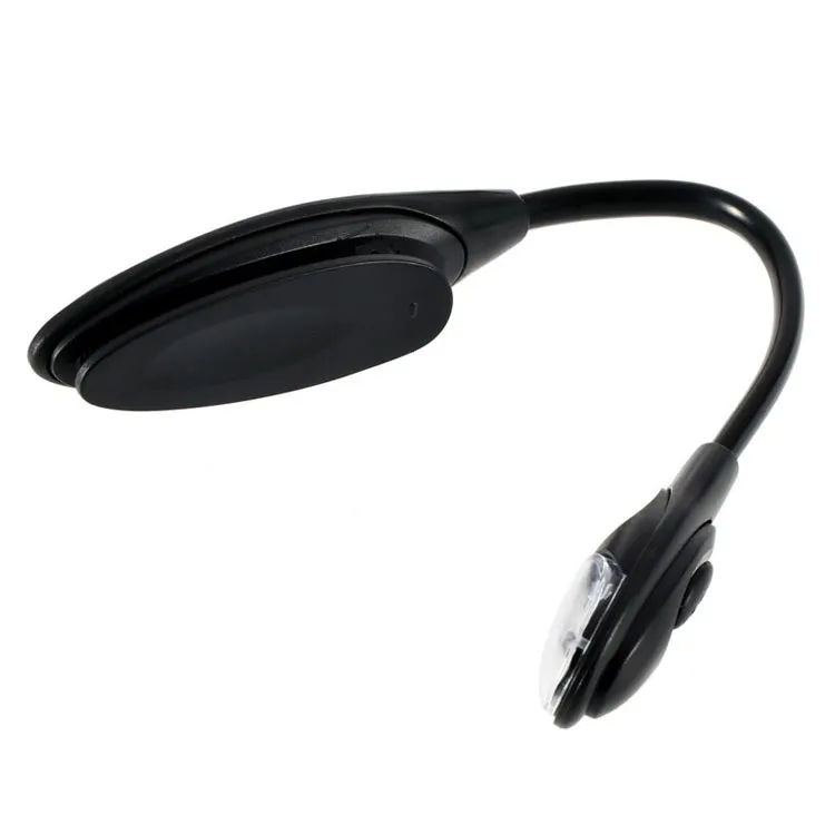 Gadget Mini Flexibel Clip på Clip-on Bright BookLight Laptop LED-bokläsning Ljuslampa för Kindle E-Book DHL FedEx EMS Free Ship