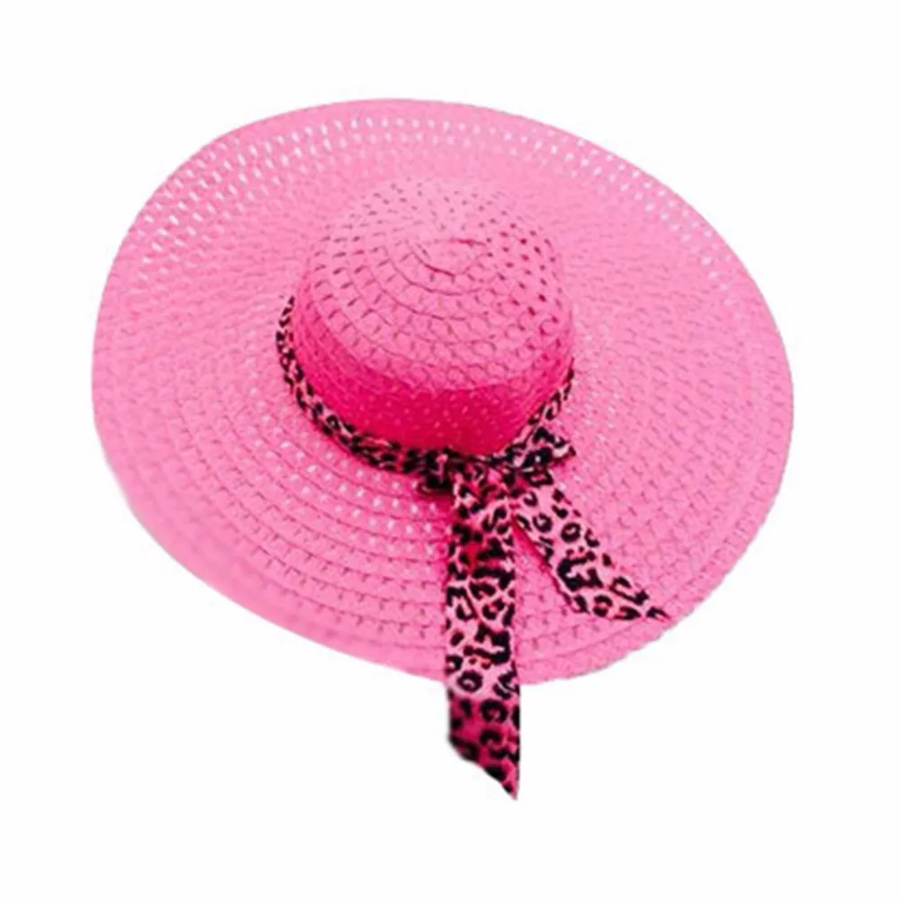 Chapeau de soleil pliable à grand bord, chapeaux d'été pour femmes, chapeau de paille de Protection, chapeau de plage