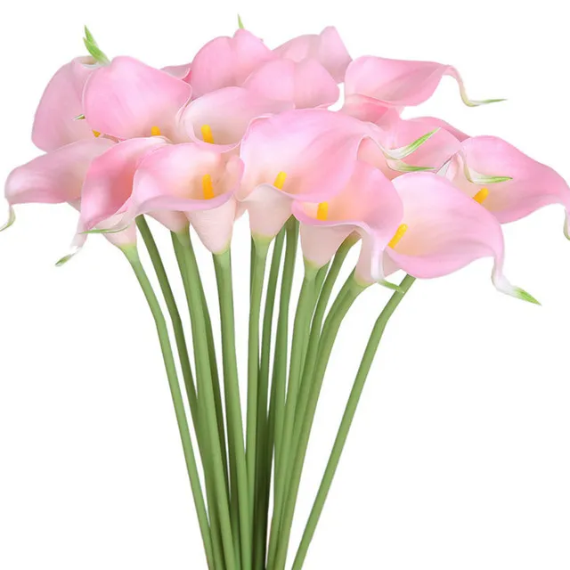 32CM Lenth Mini Calla Lily Bride Bouquet Artificial Flower for Home Wedding Decor