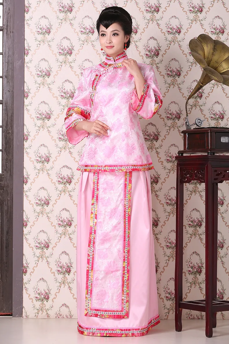 オリエンタル女性のエレガントなドレス中国の服中国の古代の伝統的な衣装オペラフィルムテレビの性能段階の摩耗