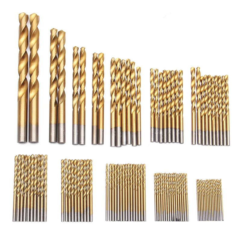 99-Piece HSS Titanium Coated Drill Bit Set - Premium Quality, Shop Now ...