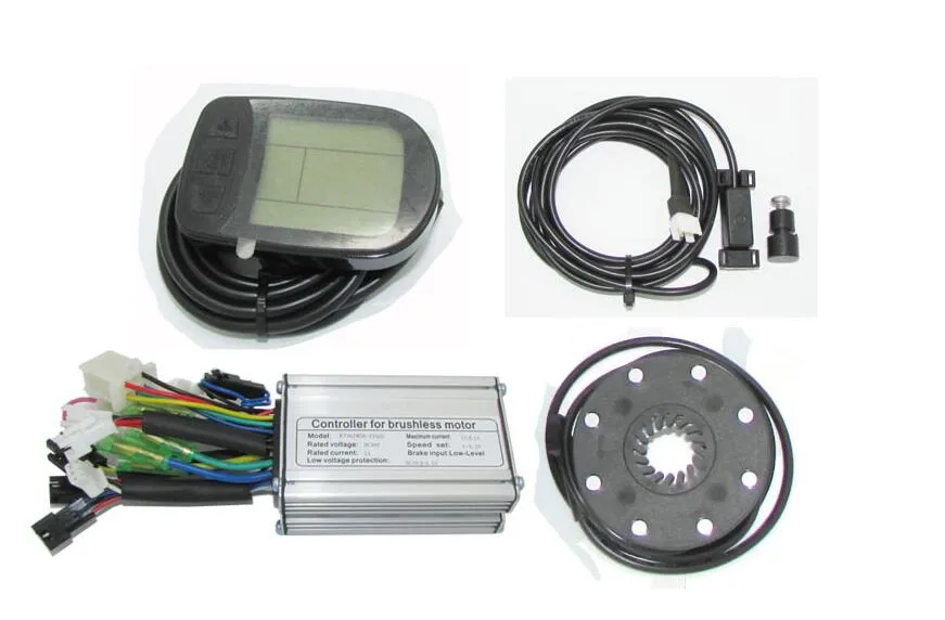 Gratis frakt 48V 250W Controller LCD LCD5 Display PAS Set E-Bike och E-Bike Conversion Kit Hall Sensorless Kompatibel
