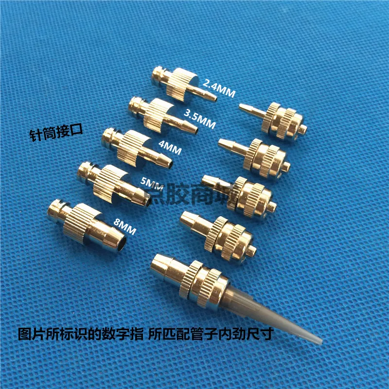 10 unidades de encaixe de seringa Luer fêmea e 10 unidades de macho Luer (metal), conector de encaixe Luer Lock