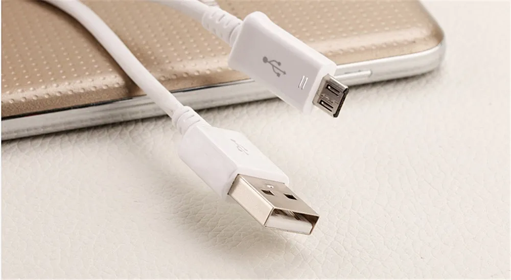 1,5 M Extended Micro USB Kabel do Androida Telefon Samsung HTC Sony LG 5FT High Speed ​​Data Transfer Power Ładownictwo White