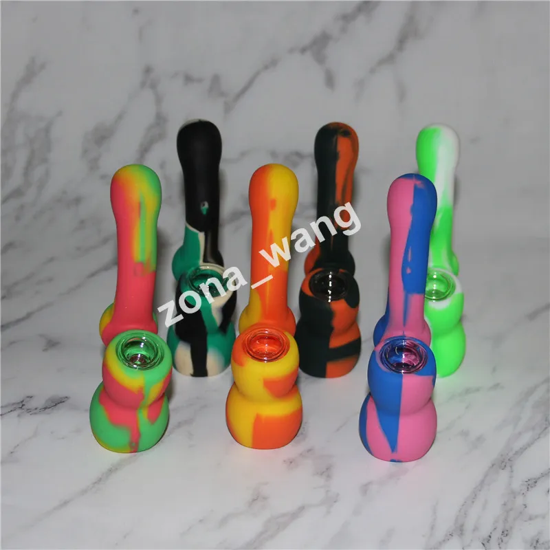 Бесплатная доставка силиконовые водопроводные трубы 10 цветов для выбора силиконовые водопровод водопроводные трубы стеклянные бонги стеклянные трубы