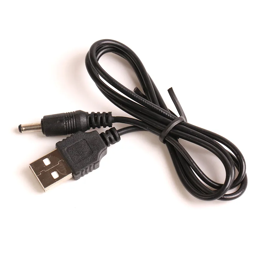 1000 sztuk / partia Kabel ładowarki USB 60cm / 2ft do DC 3,5 mm Wtyczka / Jack DC3.5 Kabel zasilający