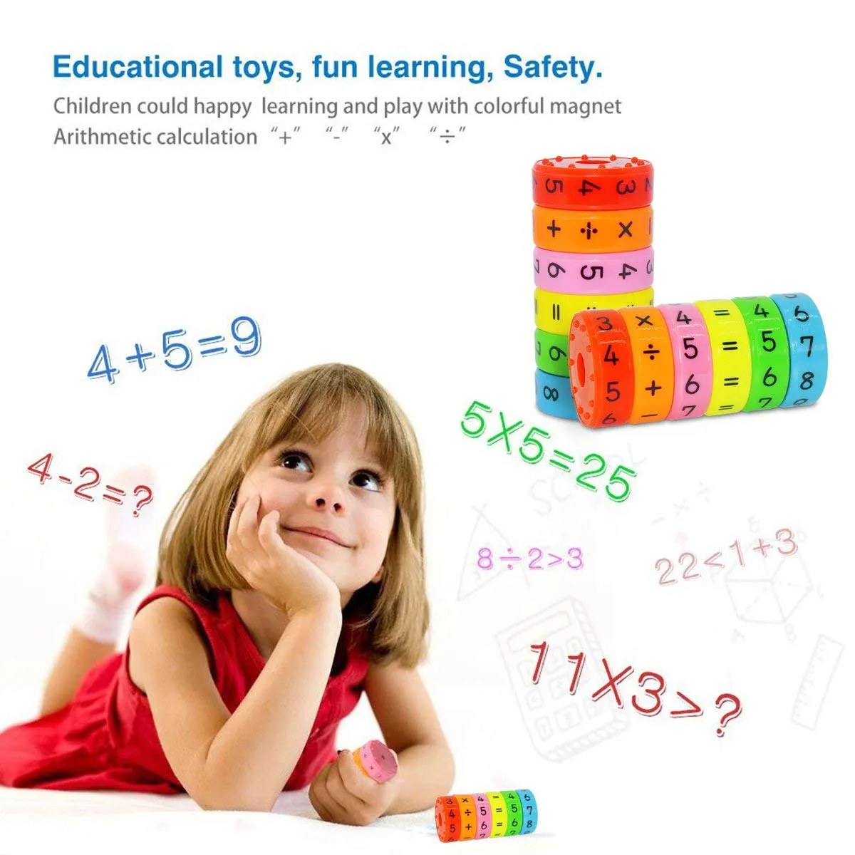 Magnetic Math Learning Toys, Magnetic Numbers... From Kaka_store04, $6. ...