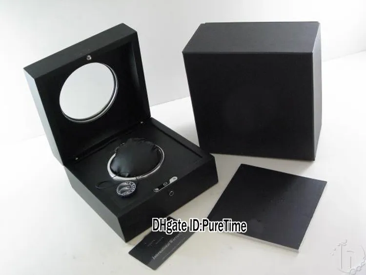 새로운 블랙 나무 유리 Sunroo 나무 시계 상자 도매 원래 남성 여자 시계 상자와 인증 카드 선물 종이 봉지 HUBBOX Puretime