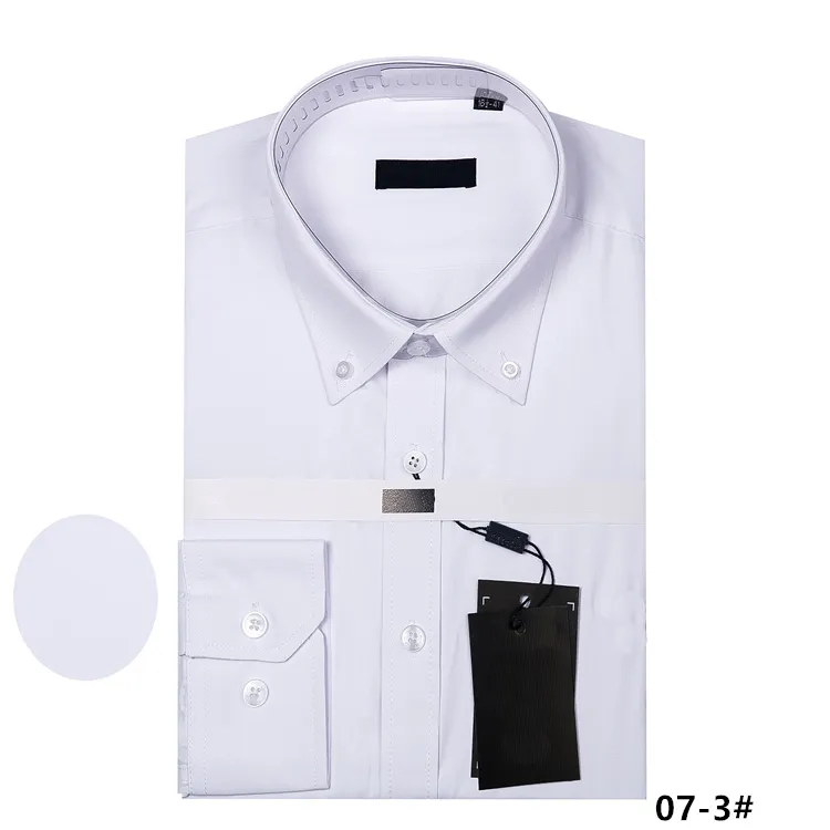 Mode 2018 Luxus Männer Shirts Langarm Herren Hemd Schwarz Weißes Hemd Slim Fit Hochwertige Baumwolle Chemise Homme