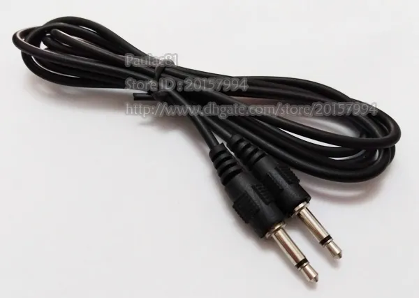 3.5mm 1/8" Male Mini Plug To Male Monaural Mono Audio Extension Connector Cable About 1.5M//