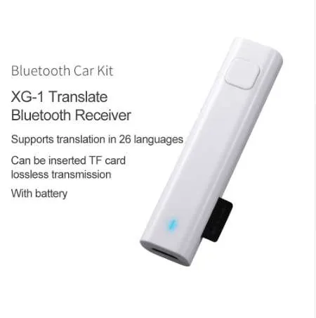 Traduttore T-Gtexnik Traduzione portatile Cuffie Voise XG-1 Traduzione multilingue per affari Voce Bluetooth tradotta