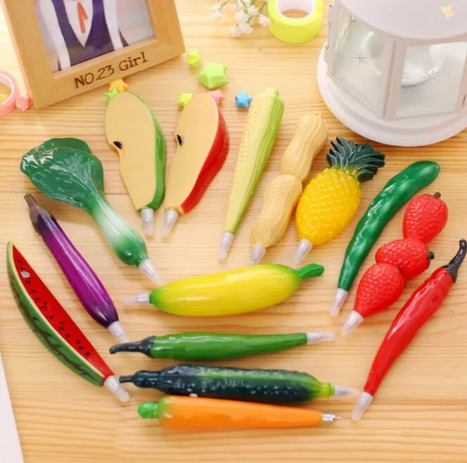 かわいいペンかわいいフルーツボールペン クリエイティブ野菜ゲルペン