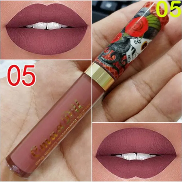 Cmaadu Magic Multicolor non-stick Matt Metal Pearl Gloss Lipgloss Sexy waterdichte vloeibare fluwelen lipgloss DHL Gratis verzending