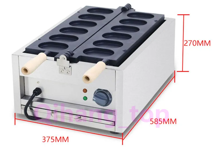 QiHang_top Elektrikli Kore Yumurta Ekmek Makinesi Gıda İşleme Ticari Yumurta Şekli Waffle Yapımı 110 V 220 V Gyeran-PPang Maker Makinesi