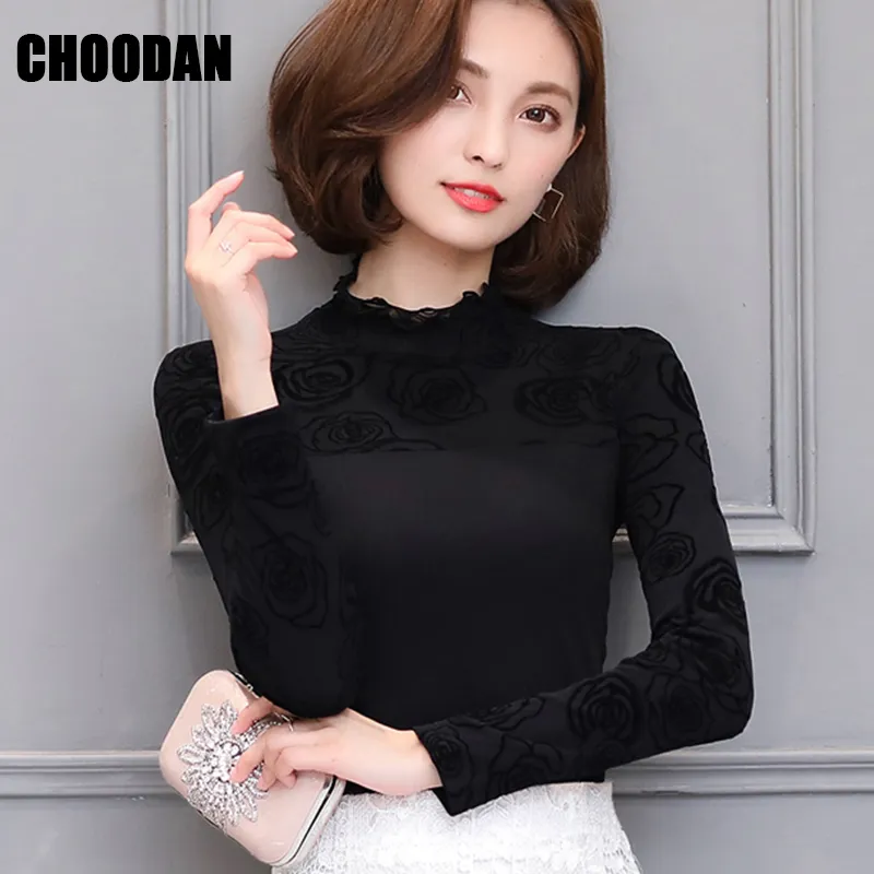 Camisa negra online elegante mujer