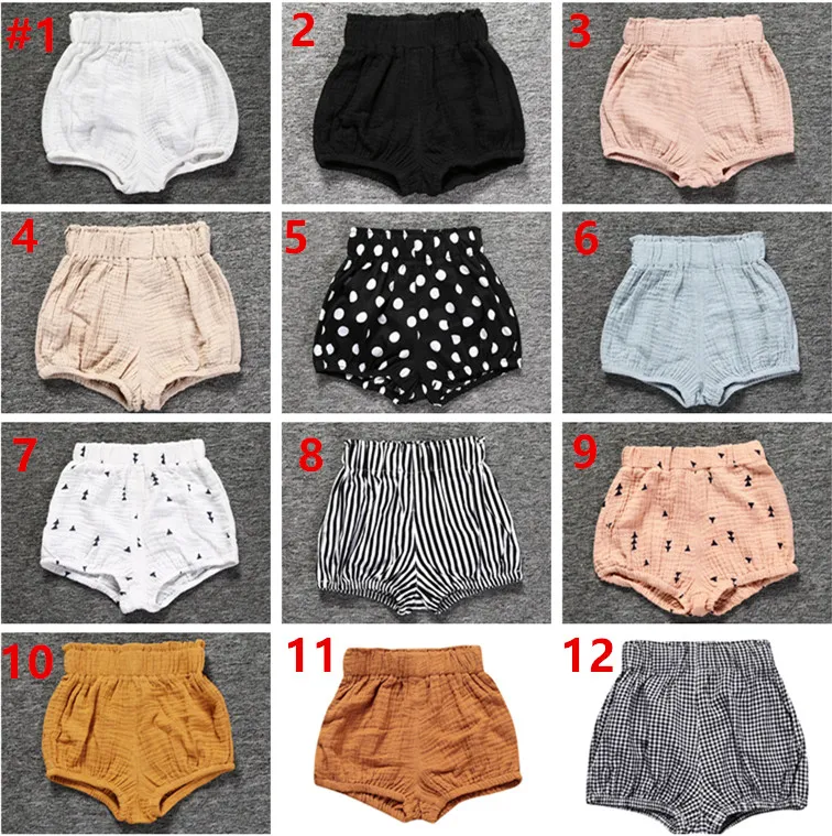 2018 Hot Infant Clothing Newborn Shorts Children Kids Clothes Baby Girls Boys Clothes Toddler Bloomers Bottoms Summer Trousers PP Pants 0-5T
