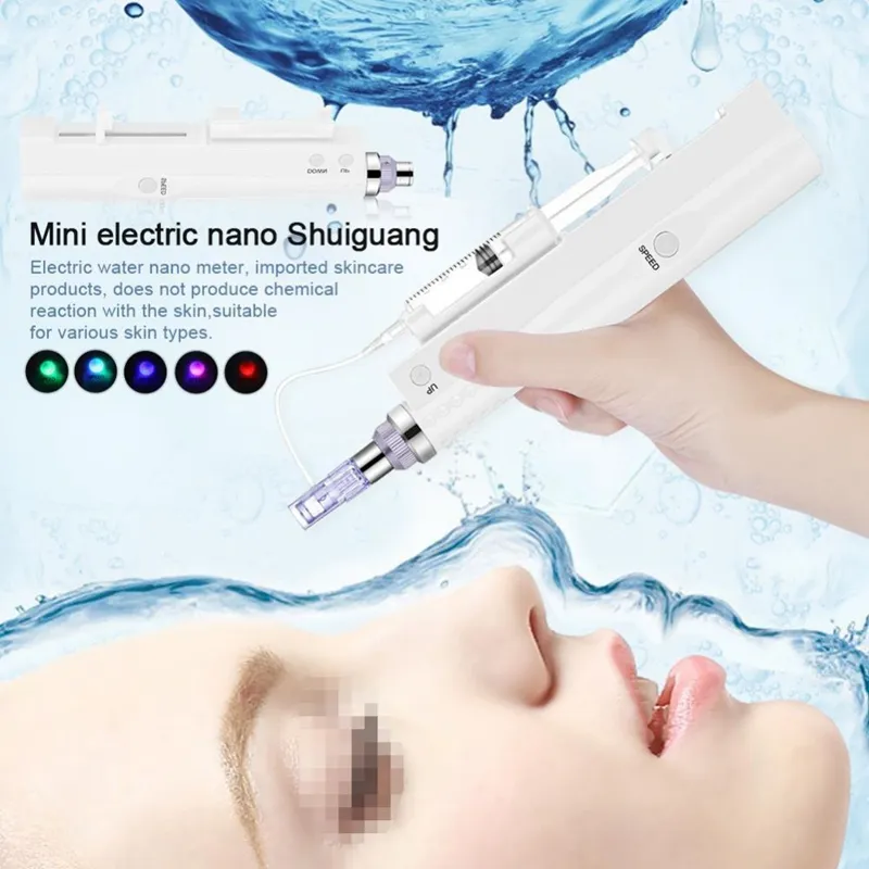 미니 Mesotherapy 메소 건 Derma 펜 닥터 펜 마이크로 바늘 스탬프 안티 에이징 페이셜 스킨 케어 뷰티 머신