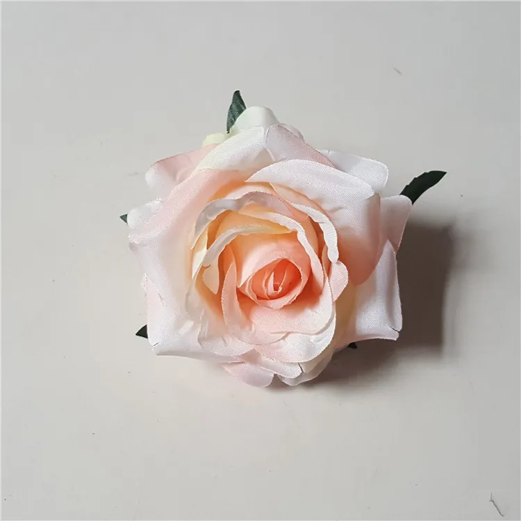 50st Höstrosa Head Konstgjorda Blommor Heminredning Realistiska Simulering Silk Blommor För Bröllop Tillbehör Rose Tracery Wall