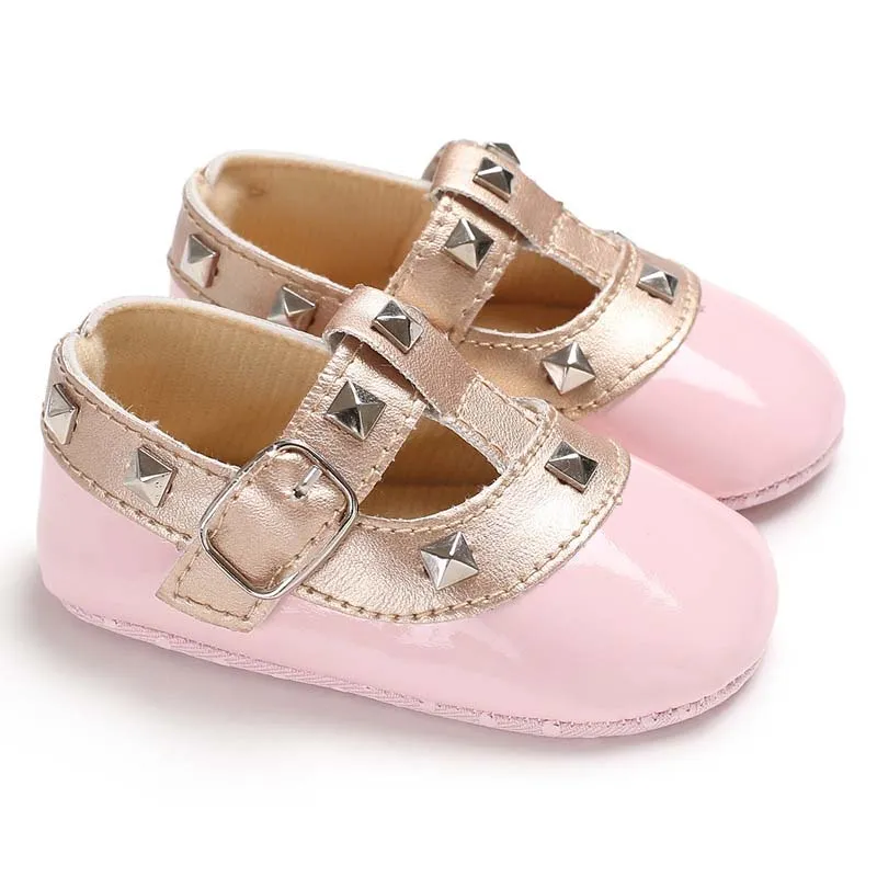 Mode bébé chaussures princesse bébé premier marcheur chaussures mocassins doux enfant en bas âge chaussures en cuir né chaussure bébé Grils chaussures
