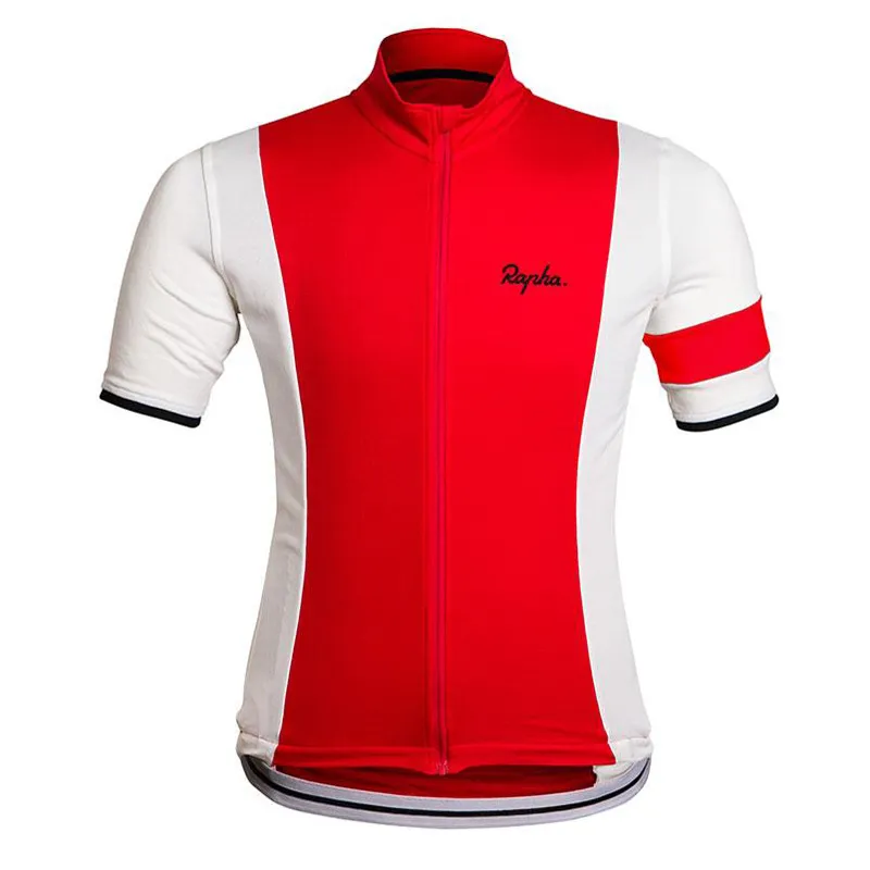 Verano para hombre RAPHA Equipo Ciclismo Jersey Manga corta Trajes de bicicleta Camisas de bicicleta de carretera Transpirable Deportes al aire libre Uniforme Ropa Ciclismo S21033124