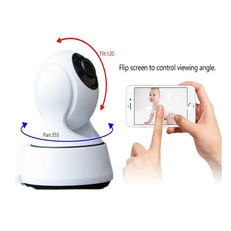 Wi fi Câmera de Segurança Em Casa Sem Fio Mini Câmera IP Câmeras de Vigilância Wifi 720 P Night Vision CCTV Camera Baby Monitor