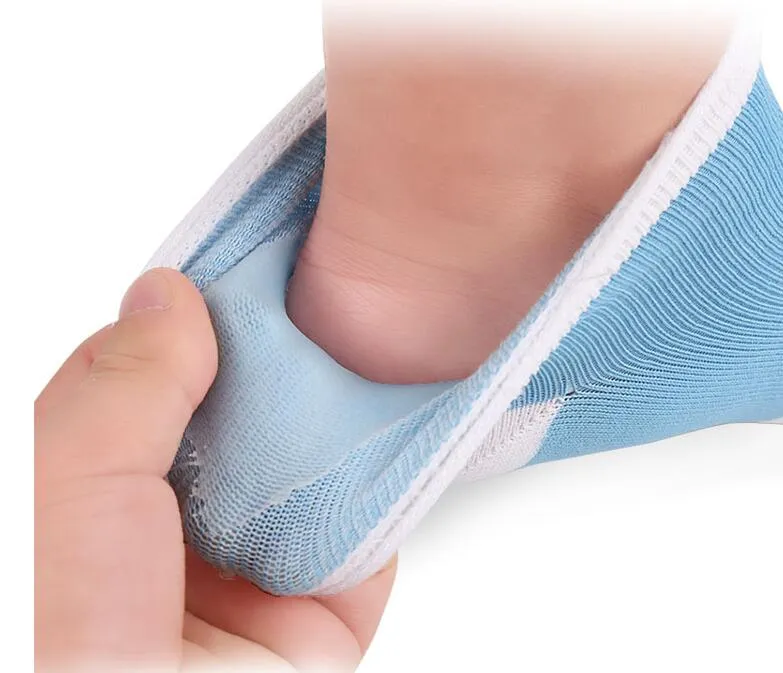 Gel Heel Socks Nawilżający Spa Miękkie Skarpety Silikonowe Kobiety Mężczyźni Gel Pad Feet Care Cracked Foot Suche Twarde skóry Protector