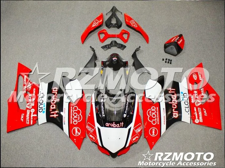 새로운 사출 금형 ABS 자전거 공정 키트 Ducati 899 1199 1199 년 Panigale S 2012 2013 2014 Bodywork Set 12 14 14 Red X2