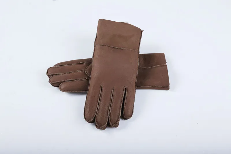 - Classic quality bright leather ladies leather gloves Women's wool gloves 100% guaranteed quality301W