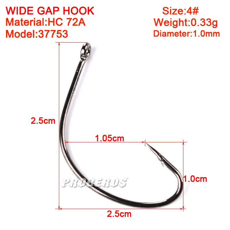 High Quality Stainless Steel Barbed Blackfish Hooks With Wide Gap And  Antirust Coating For Freshwater Fishing Available In 4# And 2/0# Sizes From  Viblure, $6.69
