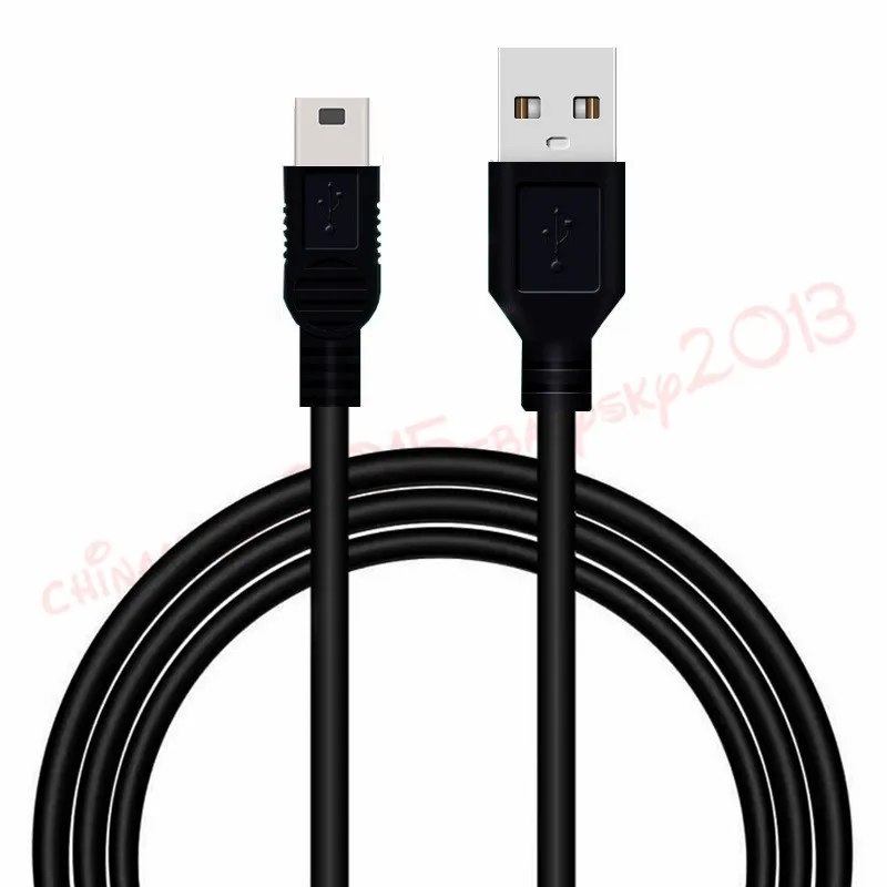 Mini 5pin V3 câble de charge 80cm câbles de chargeur usb couleur noire pour mp3 mp4 appareil photo numérique gps dvd lecteur multimédia