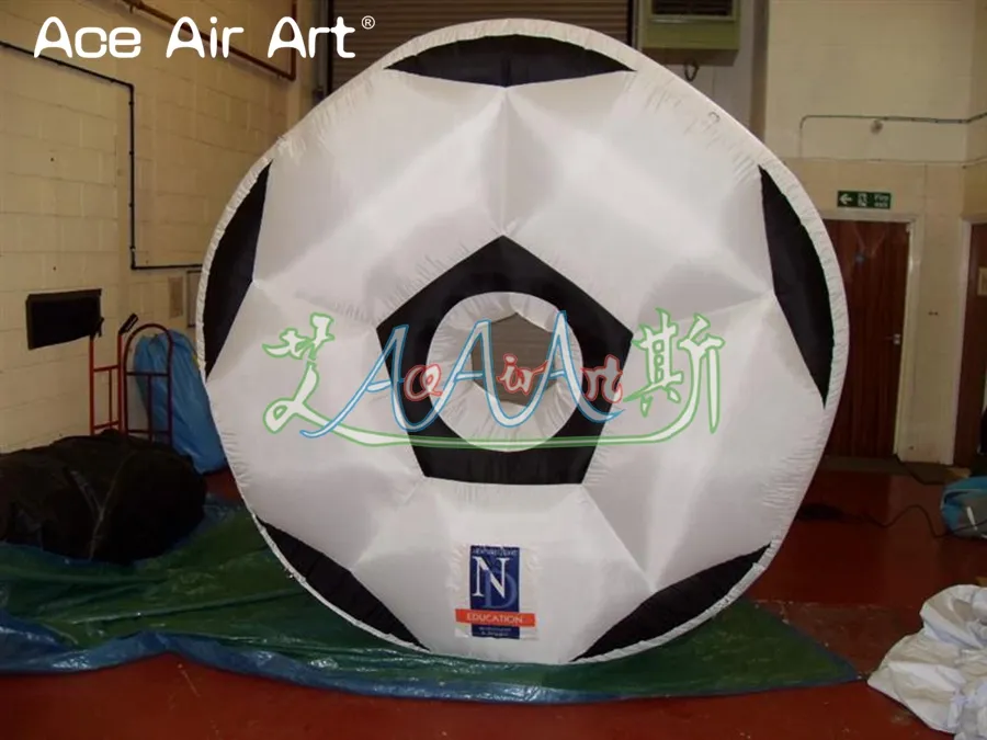 Popular Oxford Outdoor Sport Toys Inflatable Soccer Frame Football Door Mini Football Shooting Target Goal Post