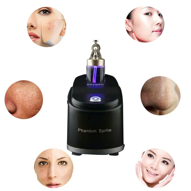 Portable Pur Oxygène Jet D'eau Jet Massage Du Visage Rajeunissement De La Peau Soins Peel Machine Blanchiment Éclaircir L'élimination Des Rides DHL