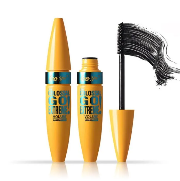 CanYa Mascara Impermeable Curling de secado rápido Alargamiento de pestañas 3D Rimel Pestañas negras Herramienta de rizador Cosméticos