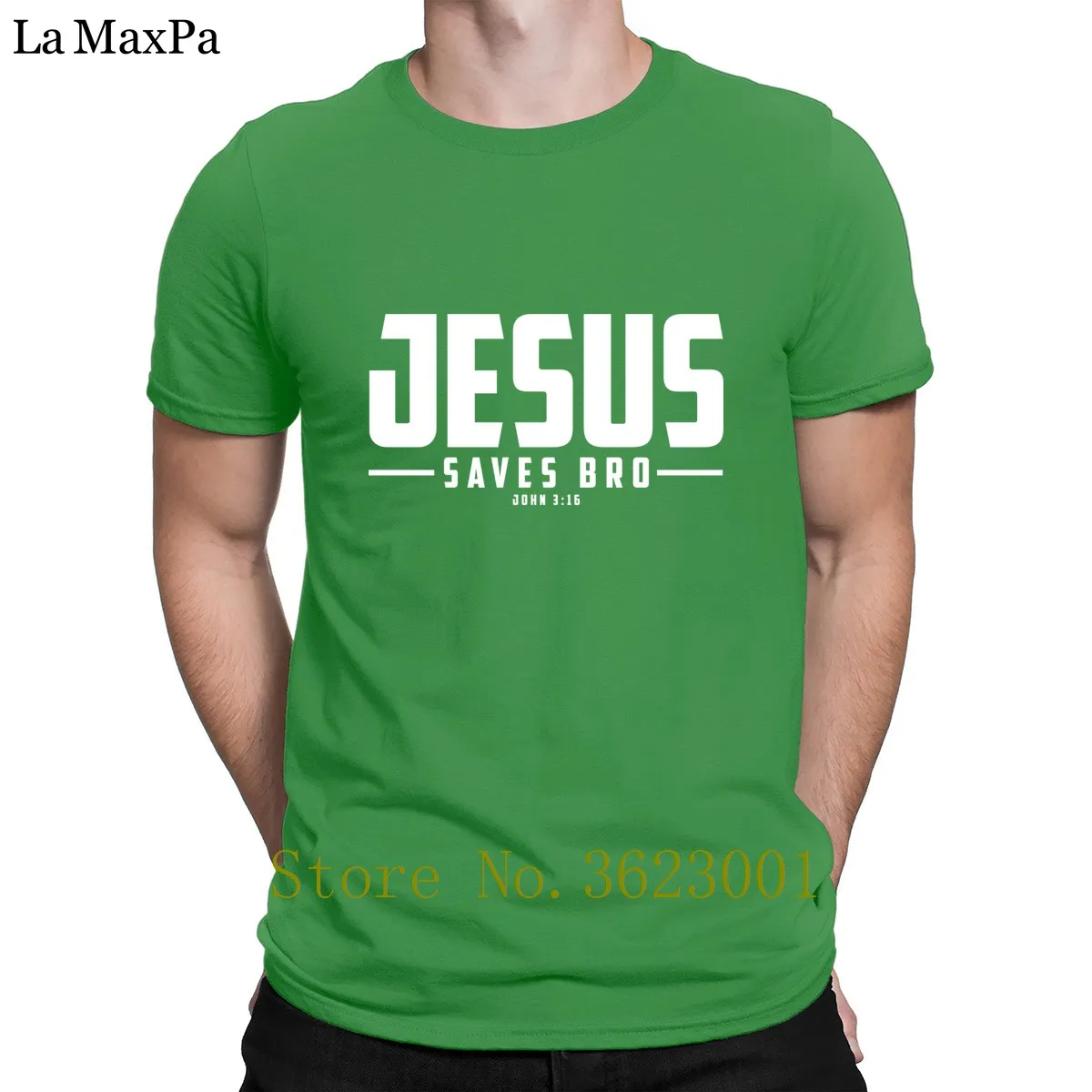 Custom Comical Mens T Shirt Jesus Saves Bro T Shirt Da Uomo Top