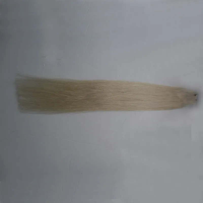Лента в человека наращивание волос 40 шт. 613 цвет 100 г 10 до 26 дюймов прямо Реми бразильский волос Лента в человеческих волосах