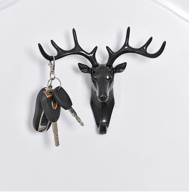 Wall Decor Haken Antlers Amerikaanse Stijl Huishoudelijke Decor Haken Multi-Purpose Wall Coat Sleutels Tassen Kleding Haak GA86