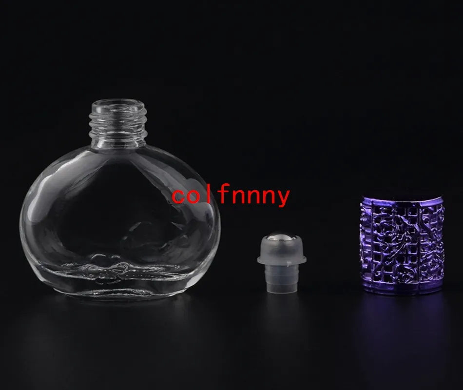 Mini bouteille de Parfum en verre de 13 ml avec emballage cadeau bouteilles de Parfum de boule de rouleau de voyage rechargeables vides