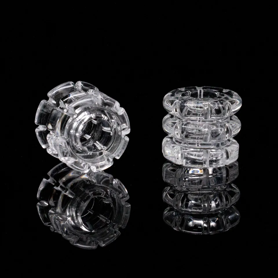 High Quality Quartz Diamond knot insert nail fit OD 25mm 14mm male female quartz banger for glass bong oil rigs