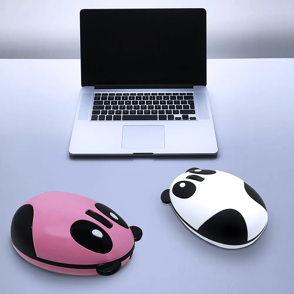 Cartoon Bär Drahtlose Maus Optische Panda Wiederaufladbare Maus Drahtlose Computer Gaming Mause sem fio Gamer Mäuse USB Panda Maus Für PC Laptop