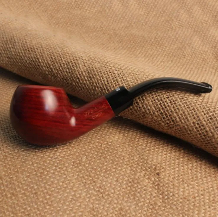 Il piccolo secchiello in legno è realizzato con una piccola mela a punto rosso, legno massello di sandalo rosso, set di sigarette la pulizia del filtro staccabile.