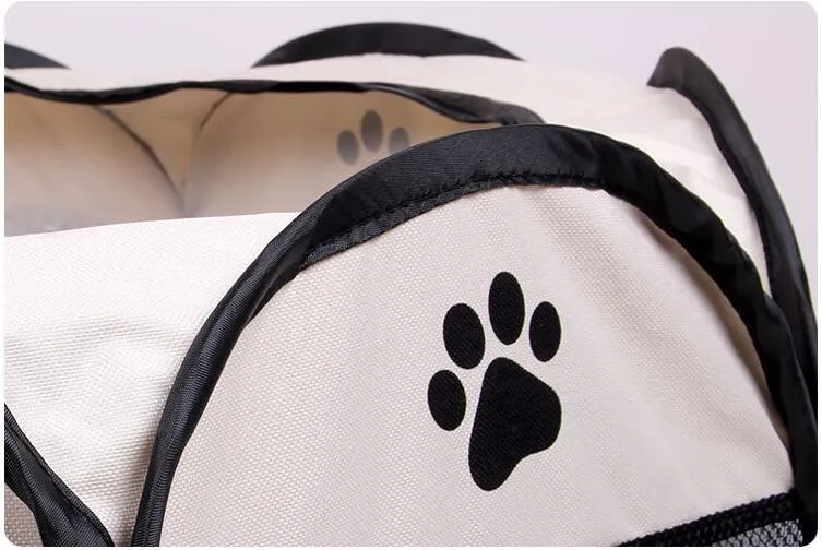 Nouvelle arrivée portable pliant chien maison tente pour animaux de compagnie cage chien chat tente chiot chenil octogonal clôture extérieur fournitures pour animaux de compagnie taille: 73 * 73 * 43 cm